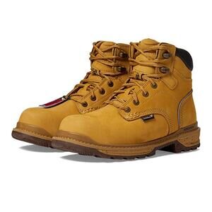 Rocky Mens Rams Horn Composite Toe Work Boot US 10 Wide Brown Waterproof EUC